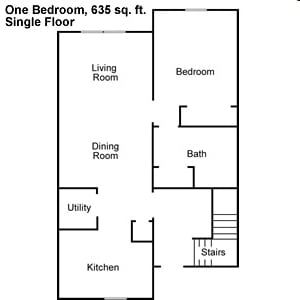 1BR/1BA - Blairview Apartments