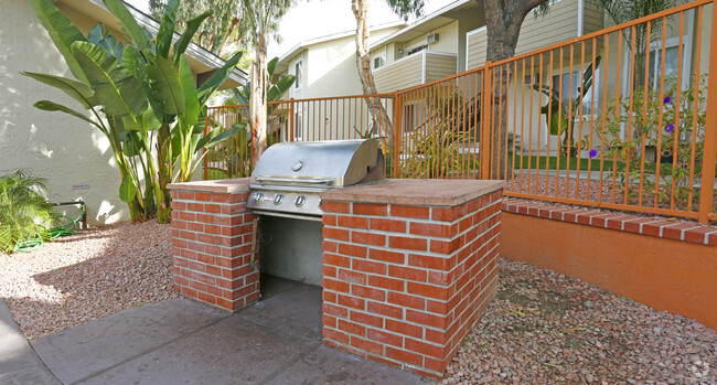 BBQ Grill at pool area - Campbell Plaza Apartments