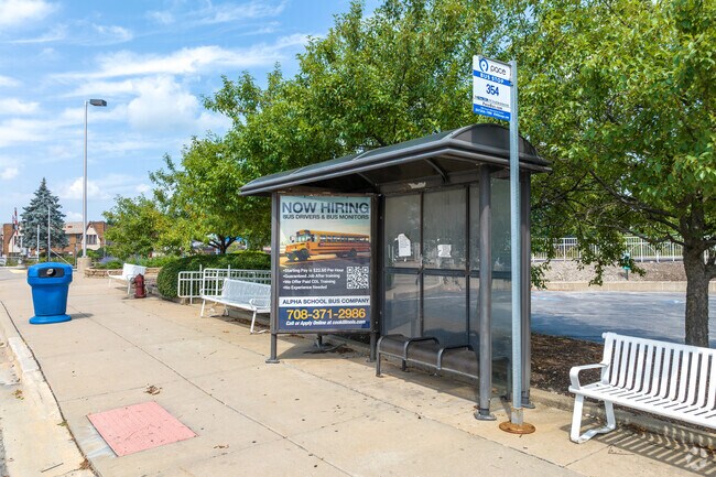 Getting around Midlothian is a breeze with bus stops all throughout the neighborhood.