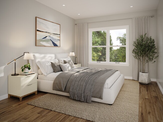 Renderizado de dormitorio - The Faraday