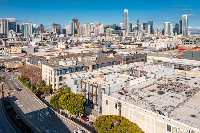 Aerial Photo - City Lofts Apartments