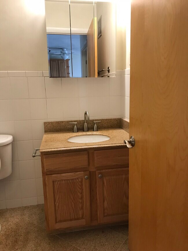 vanity & mirror - 29 Harvard Ave