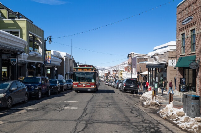 Main Street is a bustling area of Park City with a variety of shops and restaurants.