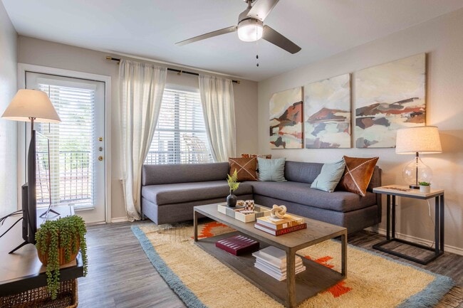 University-Trails-College-Station-Off-Campus-Apartments-Near-Texas-A&M-Fully-Furnished-Living-Room - University Trails Apartments