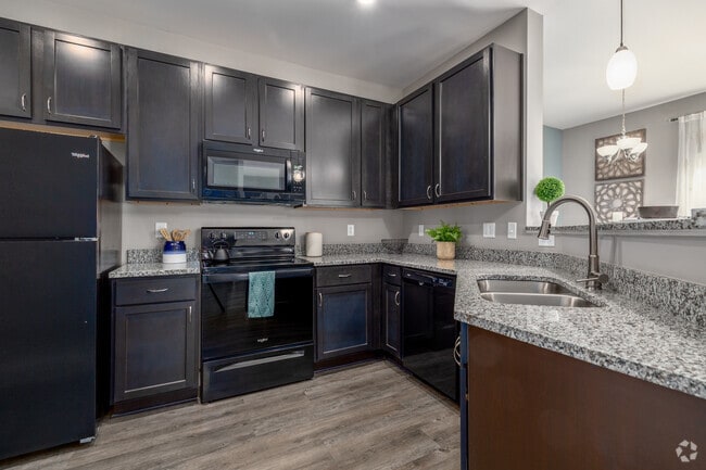 1BR, 1BA - A2 - Kitchen - Ascent at Mallard Creek Apartments