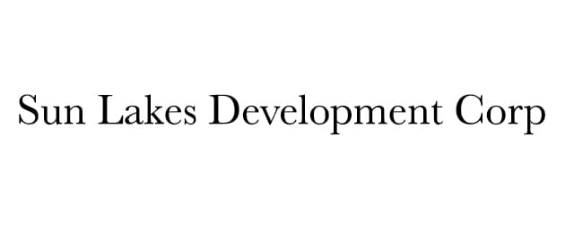 Sun Lakes Development Corp