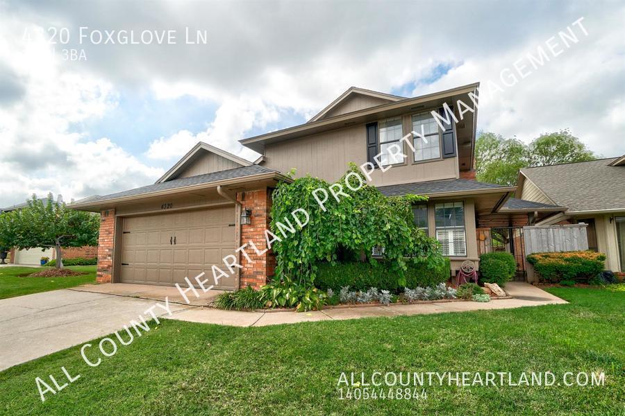 Large Garden Home in NW OKC's Desirable Su... House Rental in