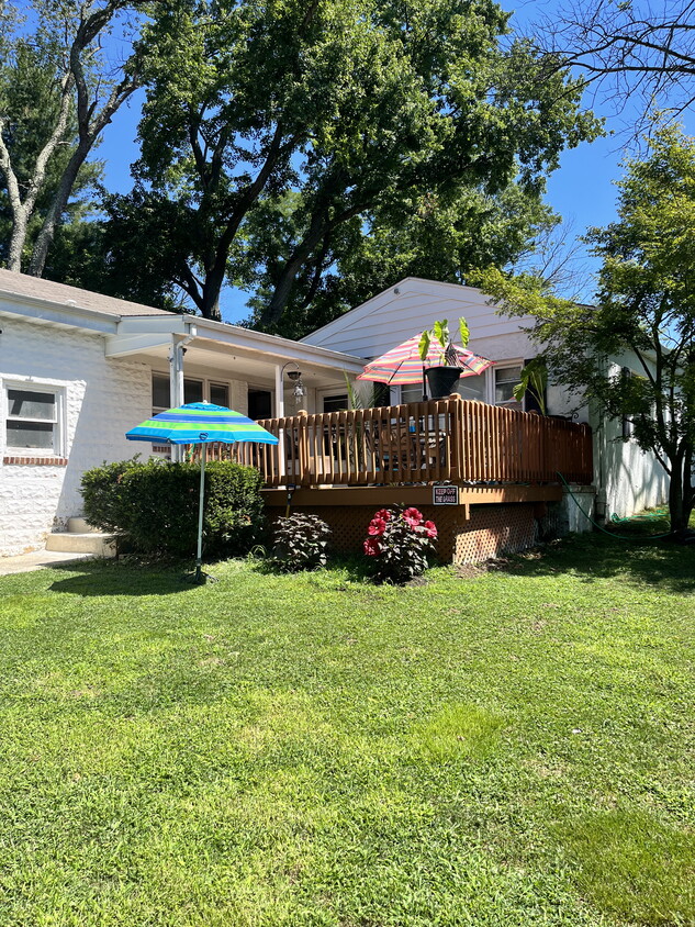 Outside deck - 12 Gully Rd