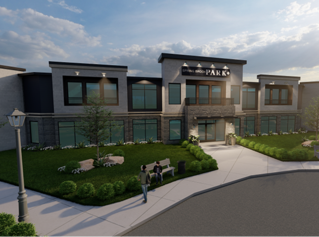 Exterior de la casa club - Springbrook Park Apartments