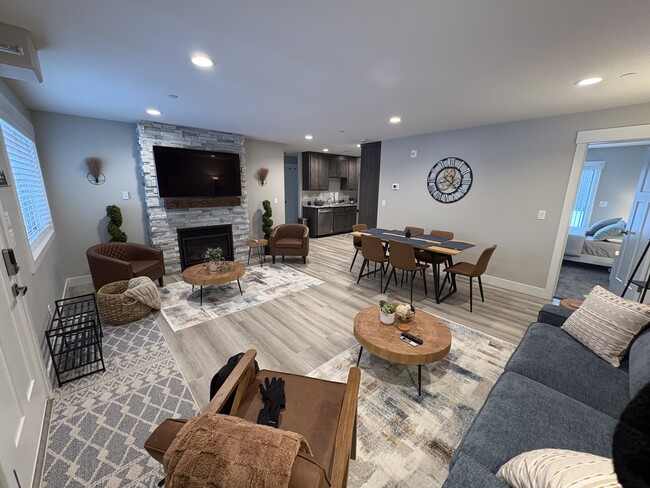 Living Room/Dining Area - 140 E Homestead Dr