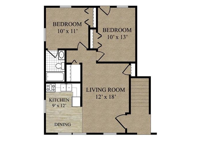 Winthrop Terrace - Defiance – 2 Bed