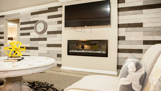 TV and built in fireplace! - 1005 W Rex St