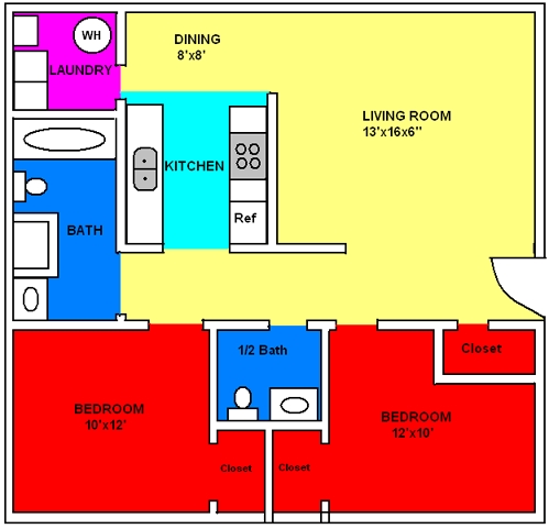 2HAB/1.5BA - Heinzsite Apartments