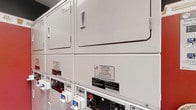 Located at 5350 Silverthorne Road in Westerville, Ohio, this dedicated laundry facility is designed to serve residents with practicality and efficiency in mind. The single-floor space is outfitted with a bank of commercial-grade, coin-operated stackable washer and dryer units, providing ample laundry capacity to accommodate everyday needs. The machines are arranged in a clean, organized layout that maximizes the use of the available space, making it straightforward to navigate and use. The stacked configuration of the units is a space-conscious design choice that allows for multiple machines to be accessible within a compact footprint. Each unit is clearly labeled with service contact information, ensuring that maintenance assistance is readily available when needed. The facility reflects a functional, no-frills approach to shared laundry amenities, prioritizing reliability and ease of use. The overall ambiance is clean and utilitarian, offering residents a convenient, centrally located resource for their laundry needs without having to leave the property.