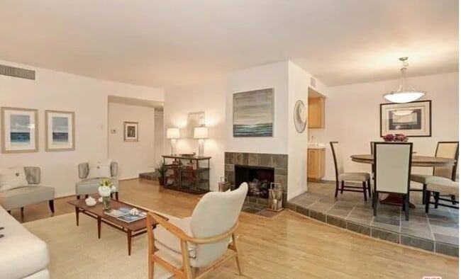 Living and dining room. - 521 Montana Ave