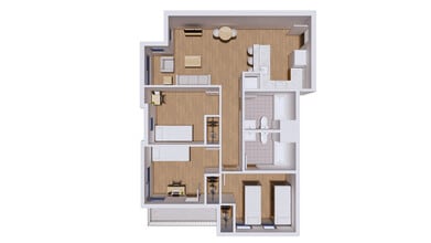 1 Double Room, 2 Private Rooms - C1 3x2 - FOUND Study Downtown Berkeley