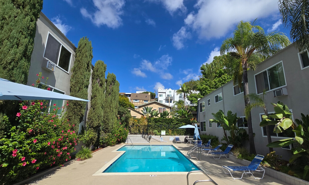 Pool area - 972 Larrabee St