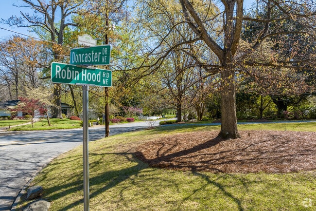 One of the many roads referencing English folklore.