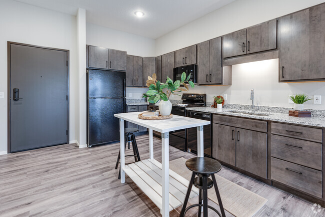 1BR, 1BA - 680SF - Kitchen - Wangstad Commons