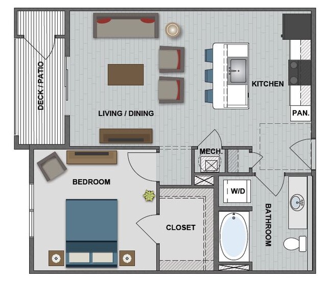 Plano de planta - The Edison at Bridlespur