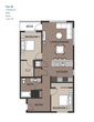 2 Bedroom Plan 2B