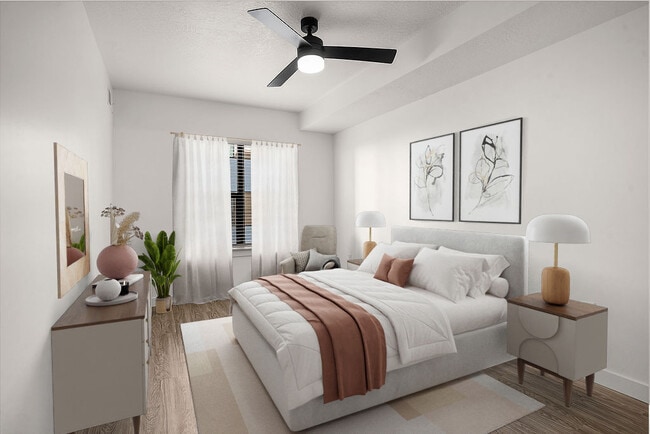 Dormitorio decorado virtualmente - Solis at Jackson Station