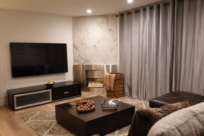 Living Room & Fireplace - 141 S Clark Dr