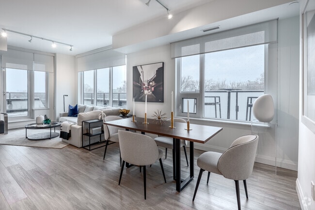 3BR, 4BA - 1,422SF - Dining Room - Opal - The Whitney on Redpath