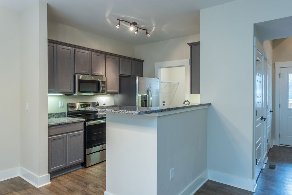 Open large kitchen-stainless steel Appliances - 21 Plant Pl