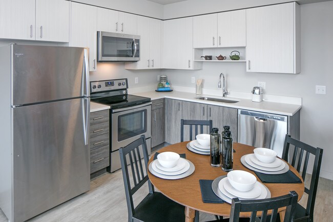 Cocina del apartamento - Galaxie at Sellwood