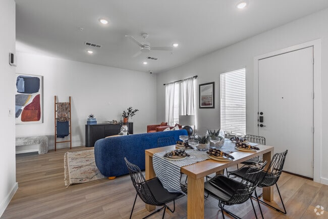 3BR, 2.5BA - 1803SF - Living Room - Oasis at Round Rock