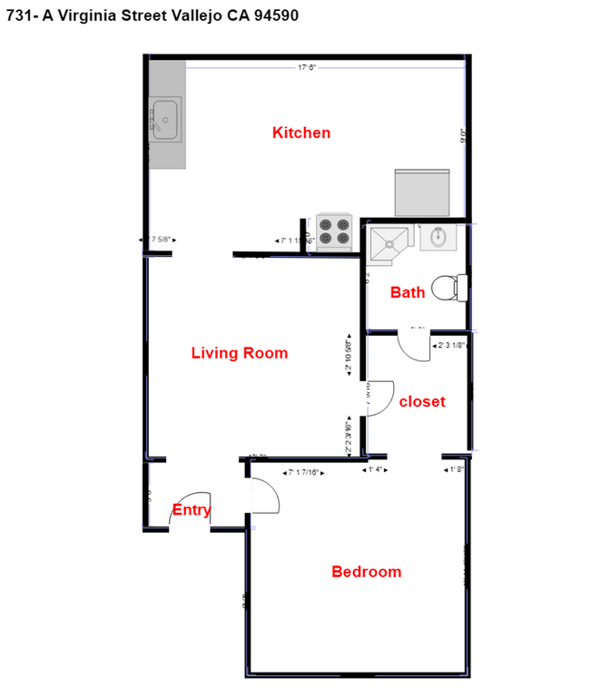 Building Photo - Sweet 1 Bedroom Charmer