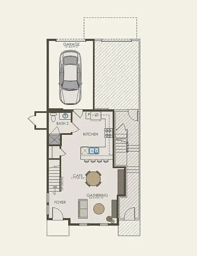 Mapa de la primera planta - 200 Balsam St