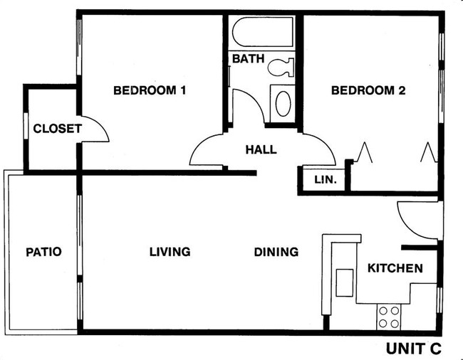 Apartamento C - Canyon Villas Senior Apartments