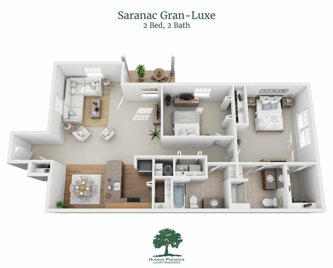 Saranac Gran-Luxe 3D Rendering - Hudson Preserve