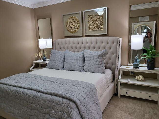 One of two bedrooms. - 9727 Acqua Ct