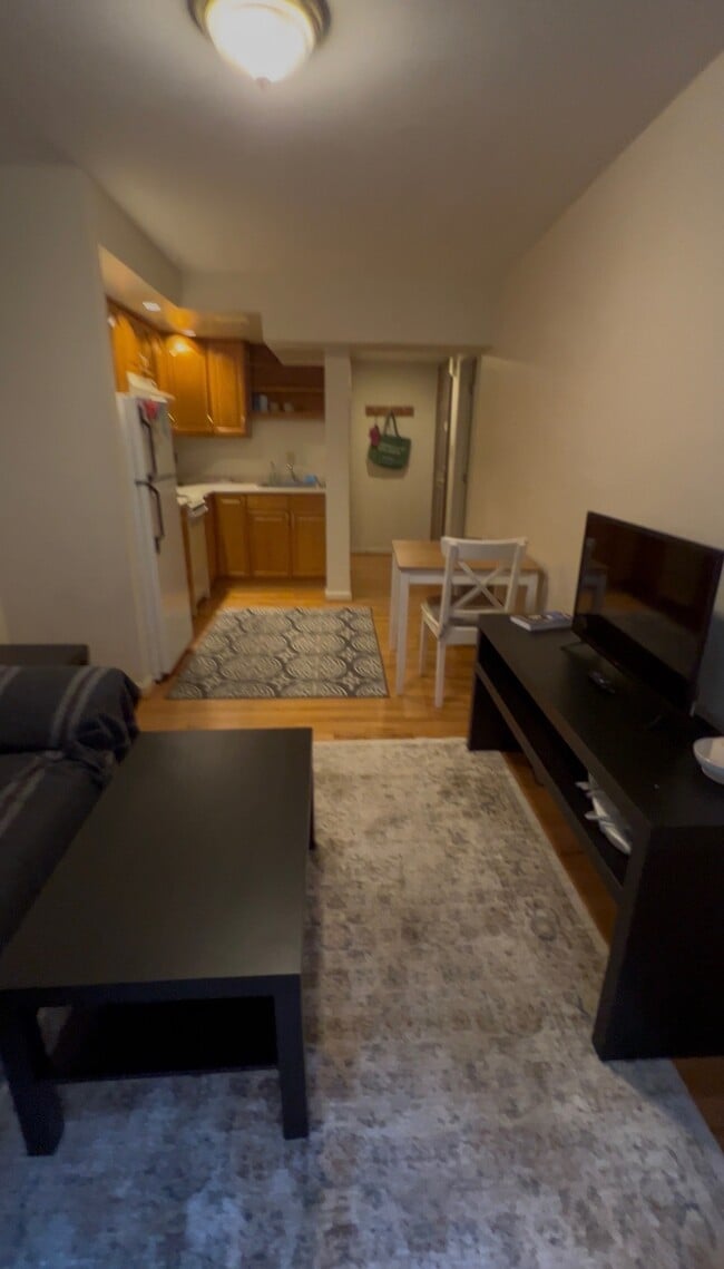 Kitchen and Living room - 3338 O St NW Apartments