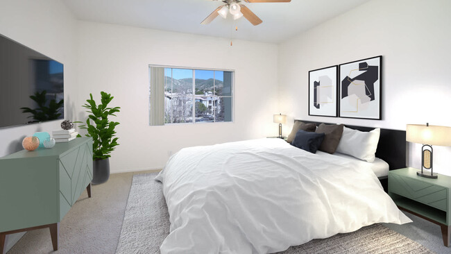 Bedroom with Carpeting - Sonterra at Foothill Ranch