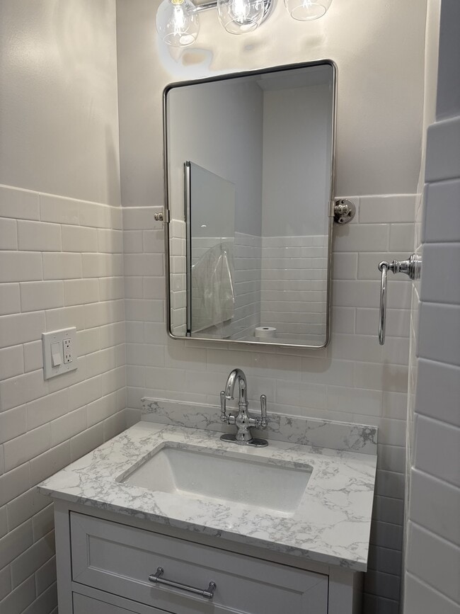 30" Vanity with Marble Top Kohler Fixtures - 2337 W Roscoe St