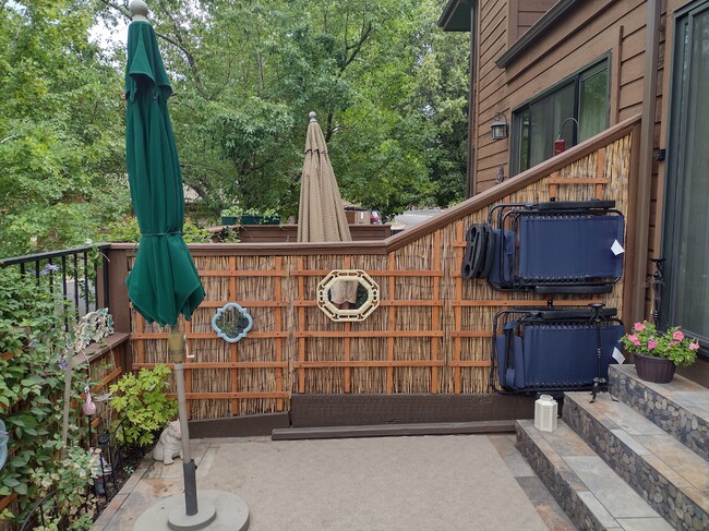 Inside Patio wall - 8045 Holland Ct