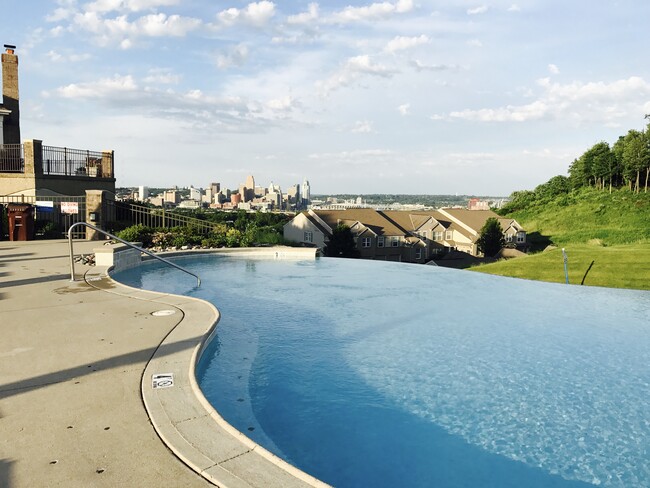 Infinity Pool facing downtown Cinti - 325 Skyview Ct