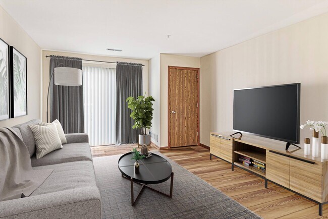 Un dormitorio, un baño, concepto abierto. - Brookfield Highlands Apartments 55+