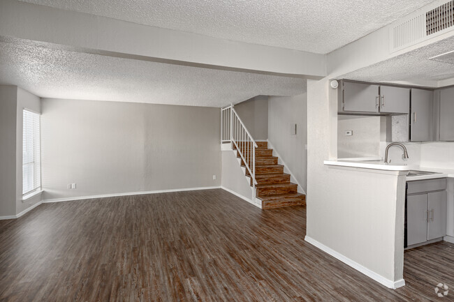 2BR, 1.5BA - 1,126SF - Living Room - Park Place Apartments