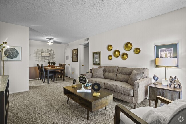 1 Bedroom Living Room - Raintree Apts.