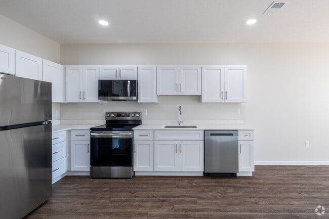 Studio - 660SF - Kitchen - The Monico Apartments