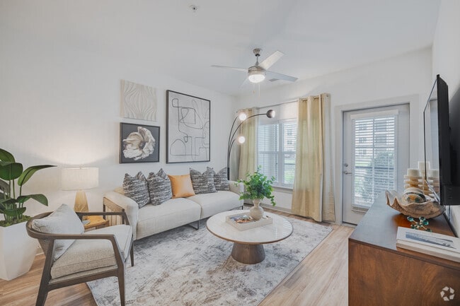 2BR, 2BA - 1,149SF - Living Room - Arcadia at Waterway Hills