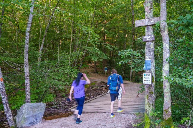 Enjoy hiking on Mount Major.