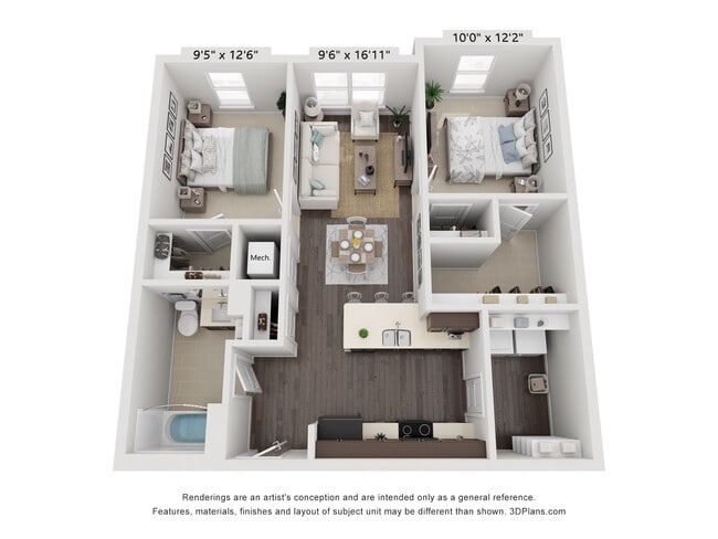 Two Bedroom - Reserve at Mott (55+ Community