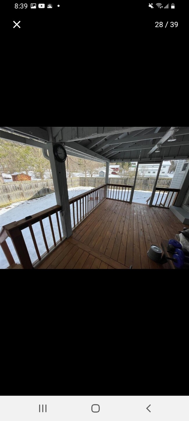 Back porch - 38 Elm St