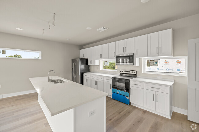 4BR, 4.5BA - 2,175SF - Kitchen - Purple Rail - Townhomes Priced by the Room